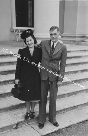 BRIDIE & HARRY COYNE ON THEIR WEDDING DAY